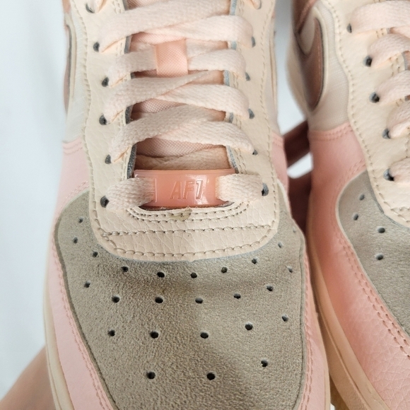 Nike Air Force 1 '07 Low Premium Pink 'Washed Coral Sneakers - Picture 12 of 16